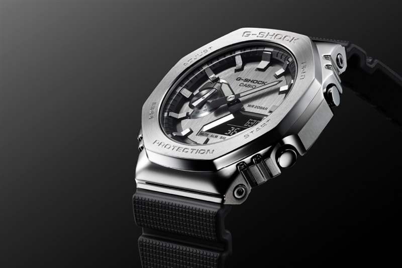 期待而久2021最新Casio G-Shock GM-2100換上精鋼表殼-復刻表