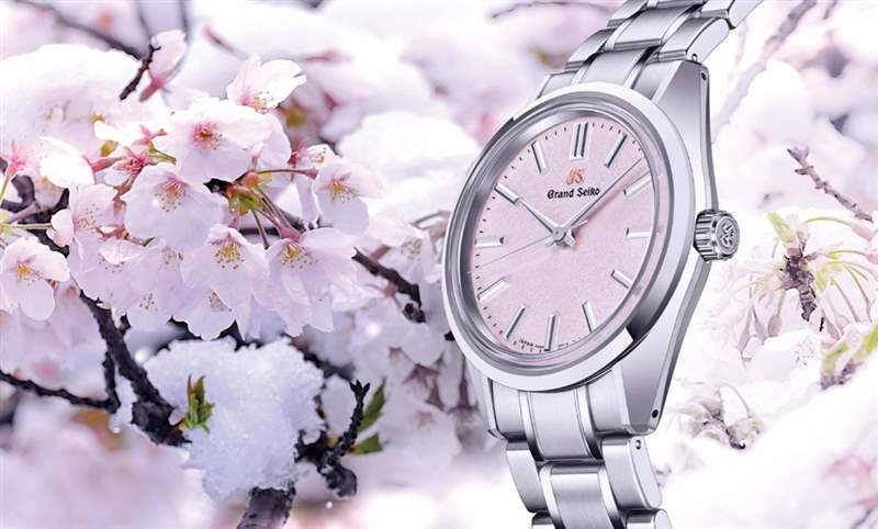 Grand Seiko凝縮「櫻隱」春日奇景,SBGW289現代44GS最小表徑-復刻表