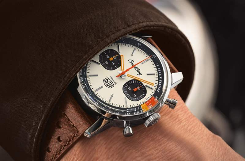 百年靈Breitling Top Time Deus限量版登場(chǎng)!新鮮感十足的復(fù)古味造型超搶眼-復(fù)刻表