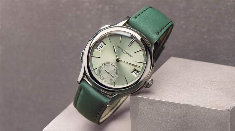 LM SEQUENTIAL EVOMB&F-洛朗·費里爾經典旅行者“SéRIE ATELIER”磁性綠色-復刻表