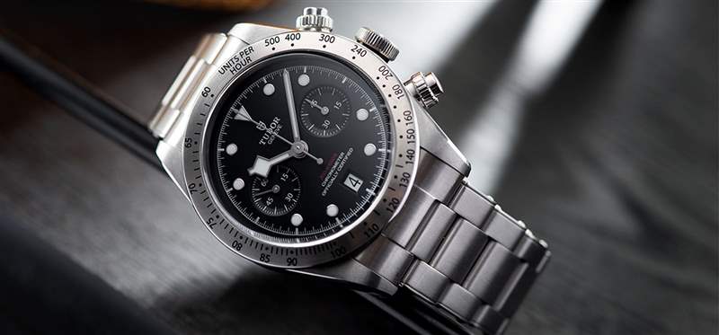 表帶指南 – 帝舵黑色海灣計時碼表 M79350-0004-復刻表