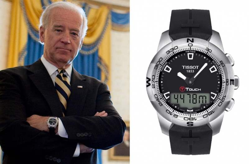 拜登:Tissot T-Touch 【特朗普vs拜登】美國總統(tǒng)候選人腕上會戴什么表?-復刻表