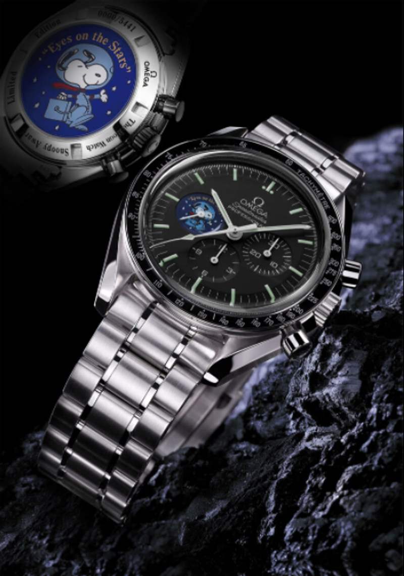 第1代超霸史努比登月表(OMEGA官網) OMEGA|超霸Snoopy登月表2、3代比較相差5年但行情竟不分上下?-復刻表