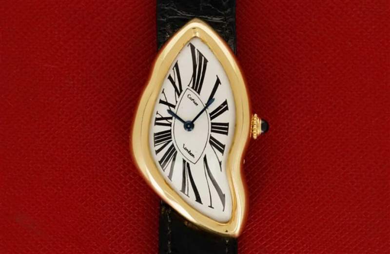 CARTIER London Crash手表(Source:Loupe This) CARTIER London Crash古董手表以165萬美金拍賣創(chuàng)史上最貴身價-復(fù)刻表