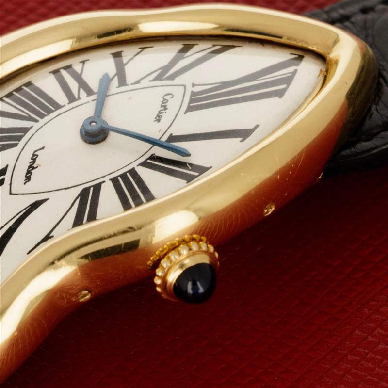 CARTIER London Crash古董手表以165萬美金拍賣創(chuàng)史上最貴身價-復(fù)刻表