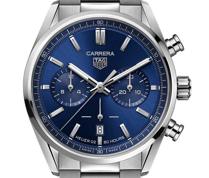 tag heuer carrera 計時碼表 42 mm 2020 特寫