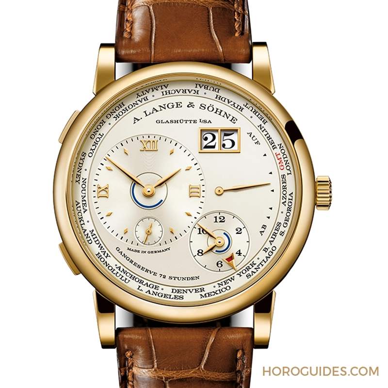 朗格Lange 1 Time Zone搭載全新自制機芯,新增實用日夜顯示-復刻表