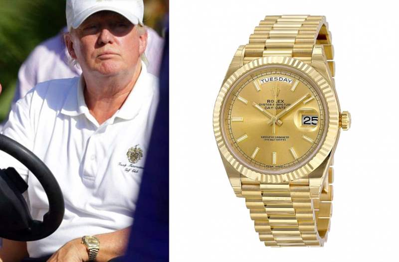 特朗普:Rolex Day-Date 【特朗普vs拜登】美國總統(tǒng)候選人腕上會戴什么表?-復刻表