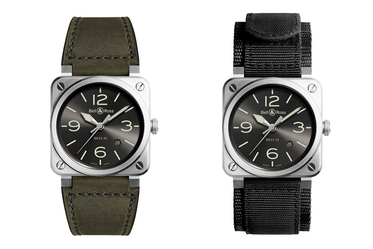 柏萊士Bell & Ross BR03-92 Grey Lum手表-復刻表