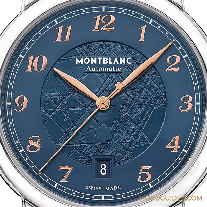 冰川紋藍面,暮色下的白朗峰頂印象|Montblanc明星傳承系列限量新作-復刻表