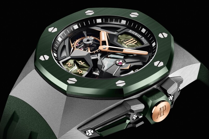 AP Royal Oak Concept Flying Tourbillon GMT 價錢介紹 Audemars Piguet愛彼Royal Oak Concept Flying Tourbillon GMT|極型綠陶瓷登場-復刻表