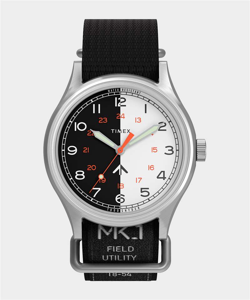 Timex x Todd Snyder Mk1 黑白腕表