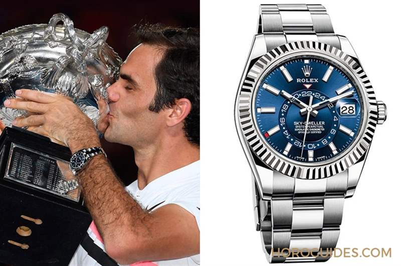 ROLEX - 回顧那些高光時刻，Roger Federer費德勒與Rolex偕伴20年