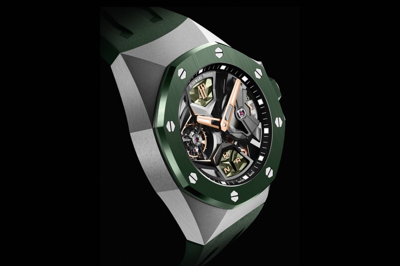 AP Royal Oak Concept Flying Tourbillon GMT 價錢介紹 Audemars Piguet愛彼Royal Oak Concept Flying Tourbillon GMT|極型綠陶瓷登場-復刻表