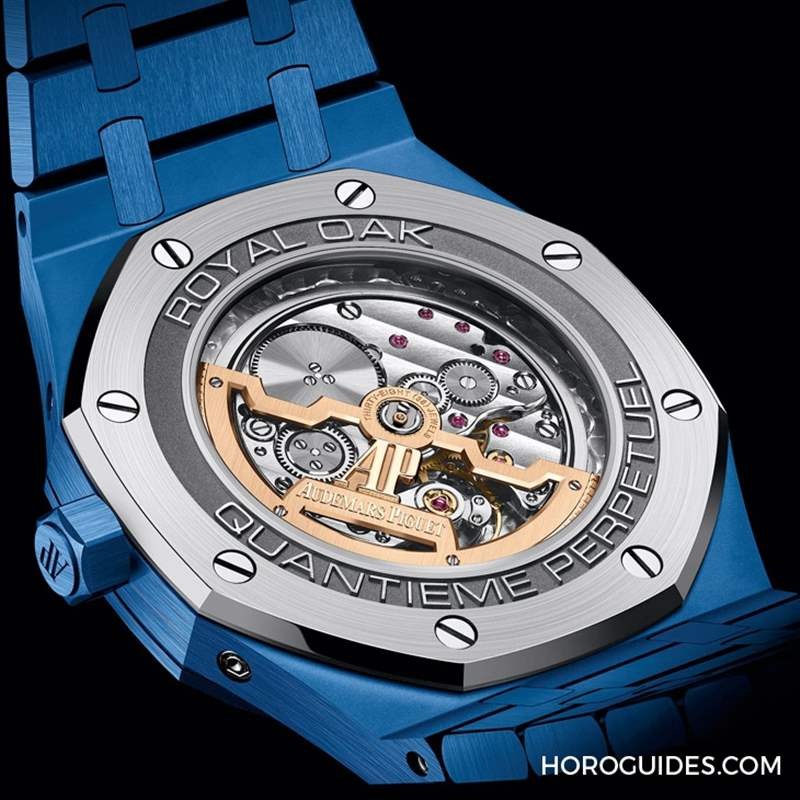 AUDEMARS PIGUET - 愛彼第一只藍(lán)色陶瓷表！ 皇家橡樹萬年歷藍(lán)色陶瓷鏈帶腕表