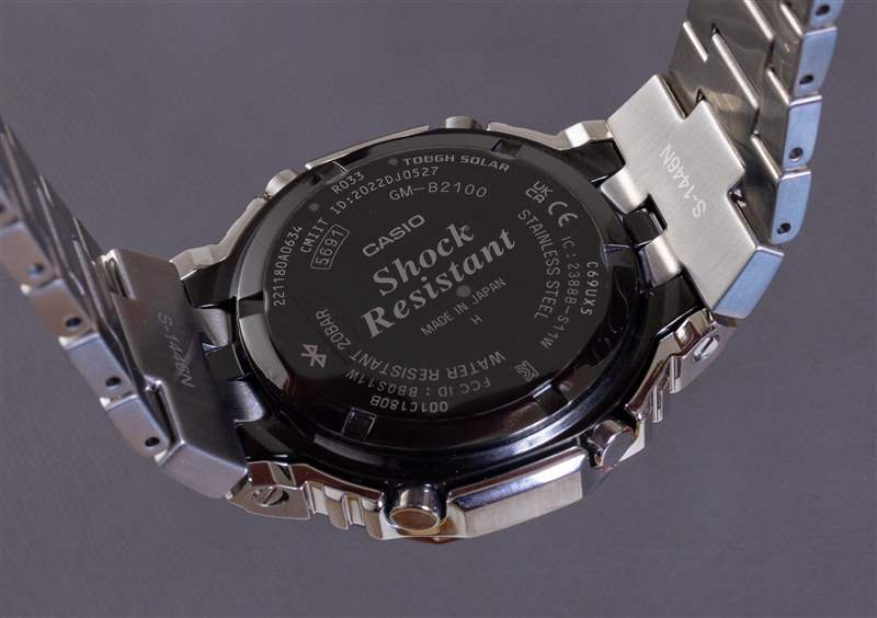 手表評論:卡西歐G-Shock GMB2100全金屬表鏈 手表評論:卡西歐G-Shock GMB2100全金屬表鏈-復刻表