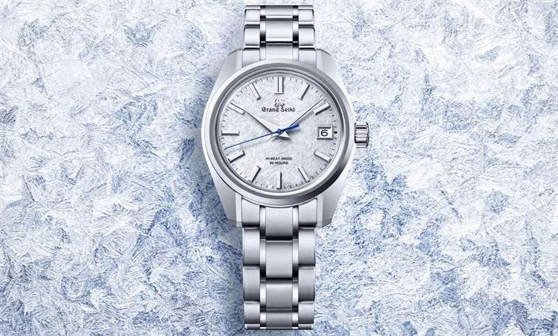 淡藍面盤呈現巖手山「融雪」美景，Grand Seiko 44GS首款白鋼材質