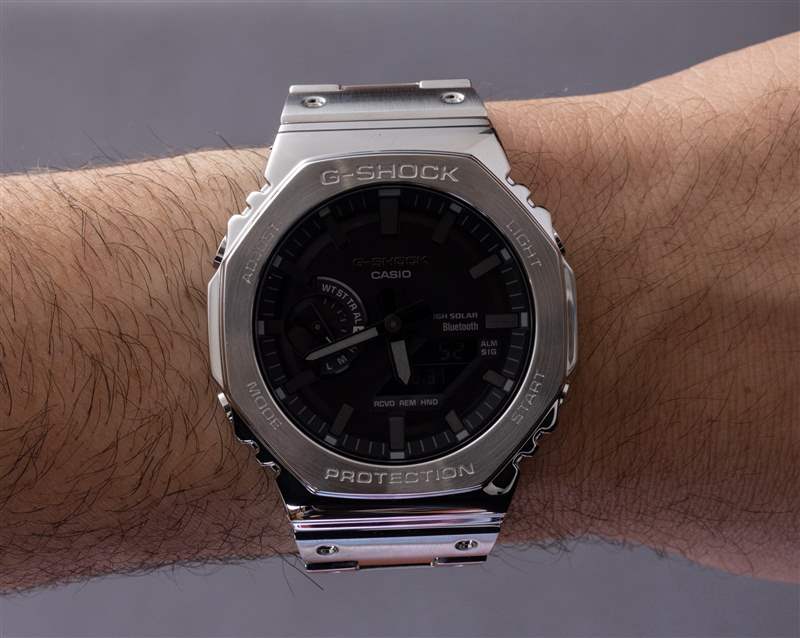 手表評論:卡西歐G-Shock GMB2100全金屬表鏈 手表評論:卡西歐G-Shock GMB2100全金屬表鏈-復刻表