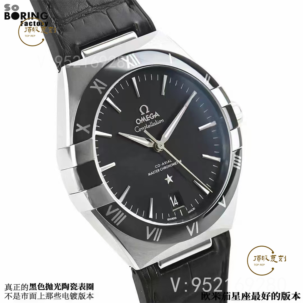 SBF廠歐米茄星座41mm評測-VS廠第五代星座黑色陶瓷圈怎么樣-復(fù)刻表