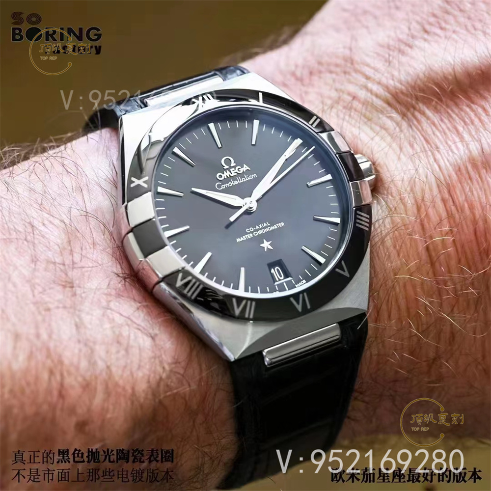 SBF廠歐米茄星座41mm評測-VS廠第五代星座黑色陶瓷圈怎么樣-復(fù)刻表
