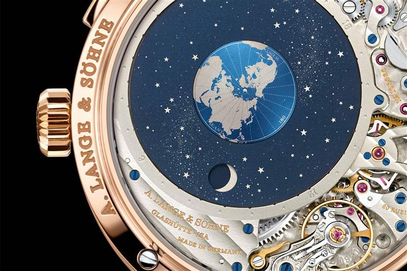 Lange & S?hne Richard Lange Perpetual Terraluna，后視圖