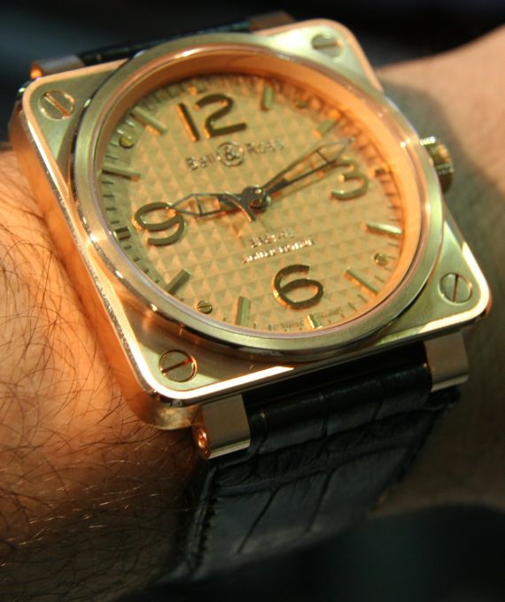 Bell & Ross BR01 Ingot watch 2 柏萊士Bell & Ross BR01-93 GMT和BR01-92金錠腕表-復(fù)刻表