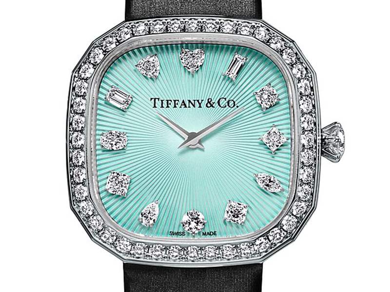 『新表』Tiffany推出3枚蒂芙尼Eternity珠寶腕表：枕形表殼，12種琢形鉆石時標-復刻表