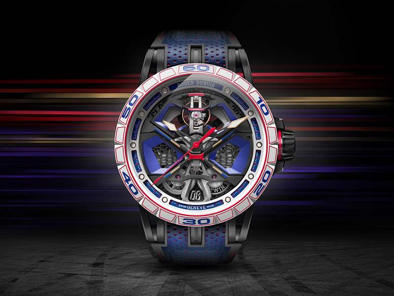 羅杰杜彼 (Roger Dubuis) 推出 Excalibur Spider Huracán Monobalancier：超級鐘表 (Hyper Horology?) 與超級跑車風格的融合