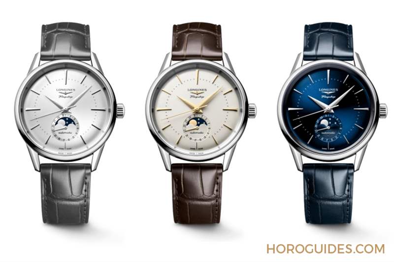 LONGINES - 優(yōu)雅美學(xué)新添月相功能｜浪琴表LONGINES Flagship Heritage旗艦復(fù)刻系列月相腕表