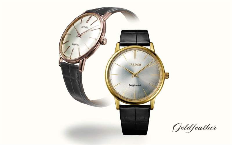 『新表』Seiko Credor推出Goldfeather超薄腕表:纖細金羽-復刻表