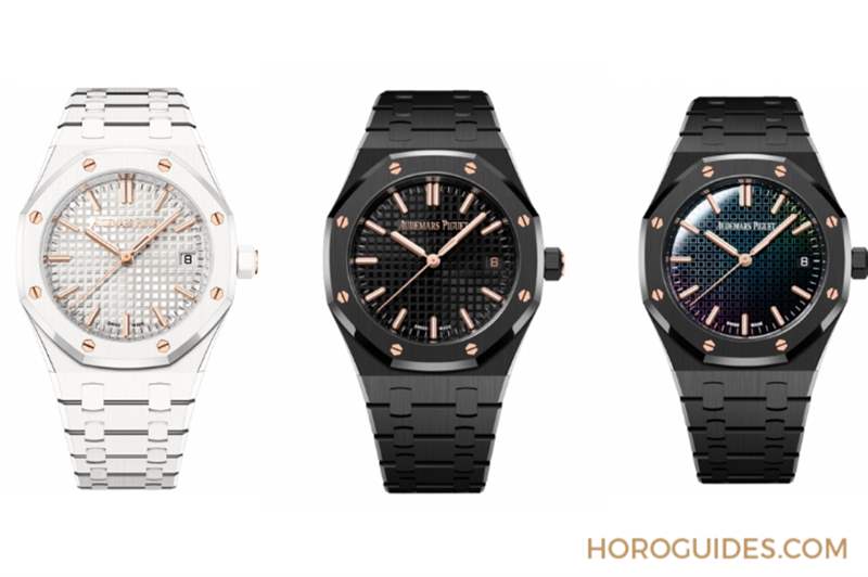 AUDEMARS PIGUET - 白色陶瓷版！ 愛彼皇家橡樹34毫米自動上鏈腕表雪白登場