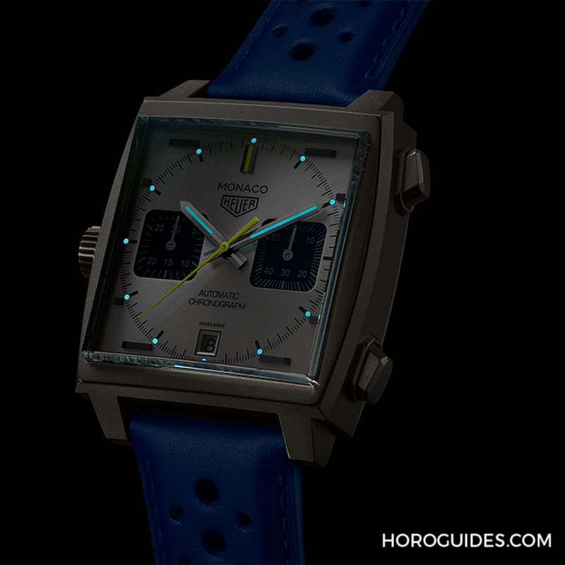 TAG HEUER - 法國賽車藍來了，TAG Heuer Monaco計時碼表限量新色亮相