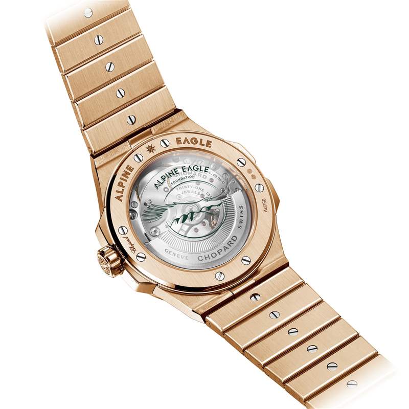 Chopard推出Alpine Eagle系列腕表新作:綠色表盤,33mm女士腕表 Chopard推出Alpine Eagle系列腕表新作:綠色表盤,33mm女士腕表-復刻表