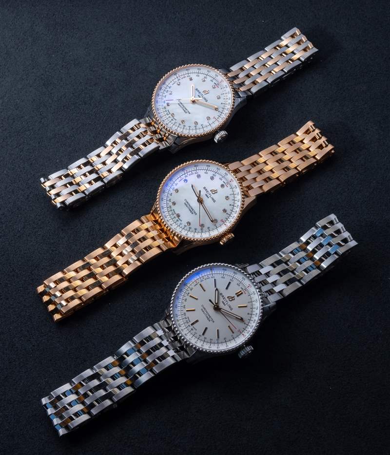 首次上手體驗(yàn):百年靈Navitimer 36和32腕表專為女性打造-復(fù)刻表