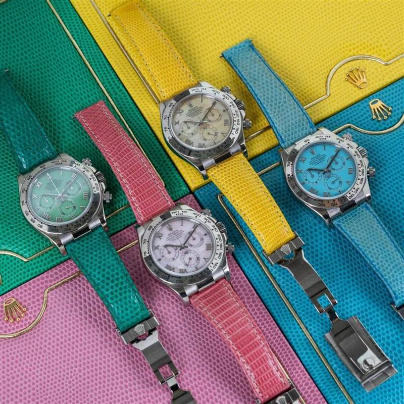 ROLEX COSMOGRAPH DAYTONA “BEACH” 116519(Source:amsterdamvintagewatches) Rolex Daytona Beach特別版手表綠松石面盤20年后身價(jià)大躍進(jìn)!-復(fù)刻表