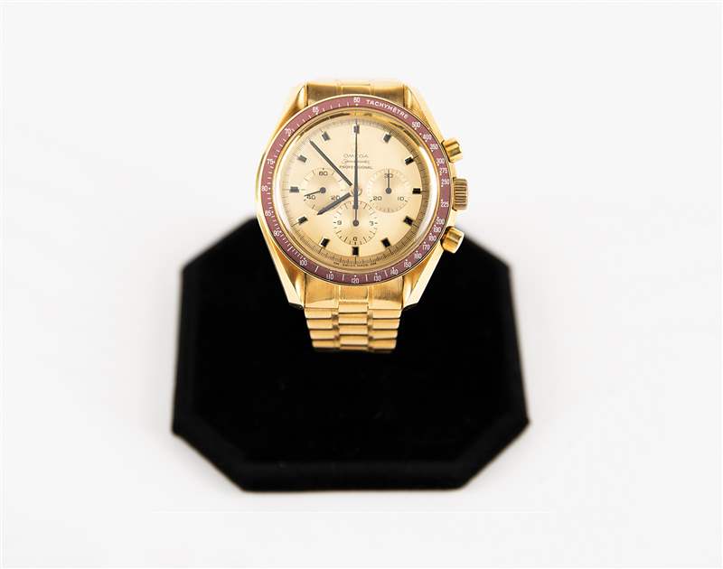 美國宇航員Walter Schirra擁有的OMEGA Speedmaster金殼紀念版腕表以190萬美元拍賣成交 美國宇航員Walter Schirra擁有的OMEGA Speedmaster金殼紀念版腕表以190萬美元拍賣成交-復刻表