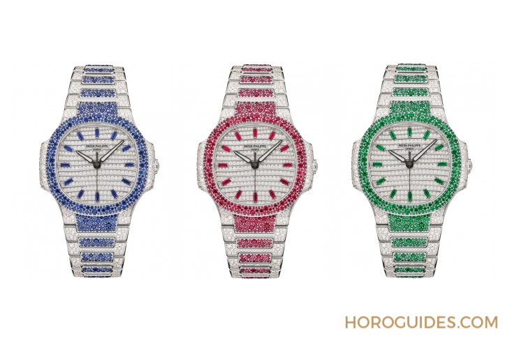 PATEK PHILIPPE - Ladies First！ 百達翡麗最新Aquanaut Luce「彩虹」三問表與Nautilus織紋復(fù)合表帶