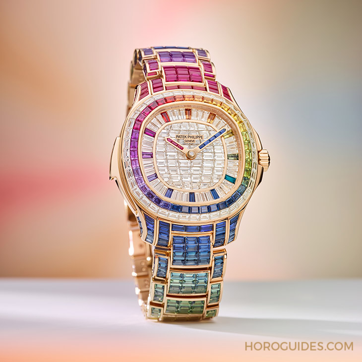 PATEK PHILIPPE - Ladies First！ 百達翡麗最新Aquanaut Luce「彩虹」三問表與Nautilus織紋復(fù)合表帶