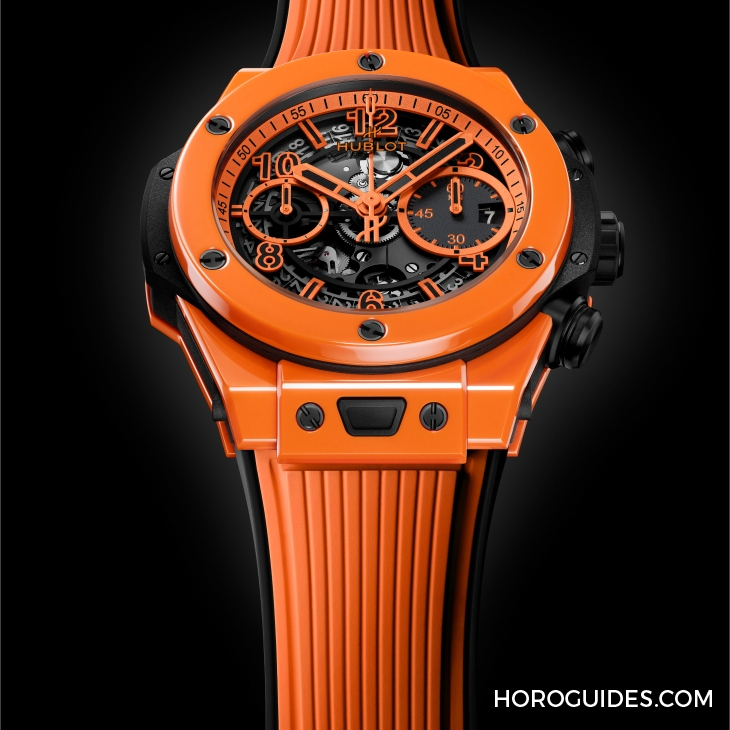 HUBLOT - 今夏最時尚的色彩！ HUBLOT推出全新Big Bang Unico Orange Ceramic橙色陶瓷腕表