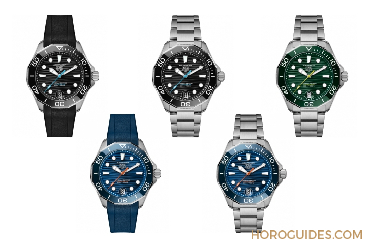 潛水猛將升級(jí)! TAG HEUER推出全新Aquaracer Professional 300日期腕表與GMT腕表-復(fù)刻表