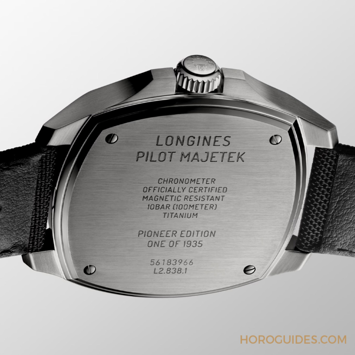 LONGINES - 首見五級鈦金屬款！ LONGINES推出Pilot Majetek限量版