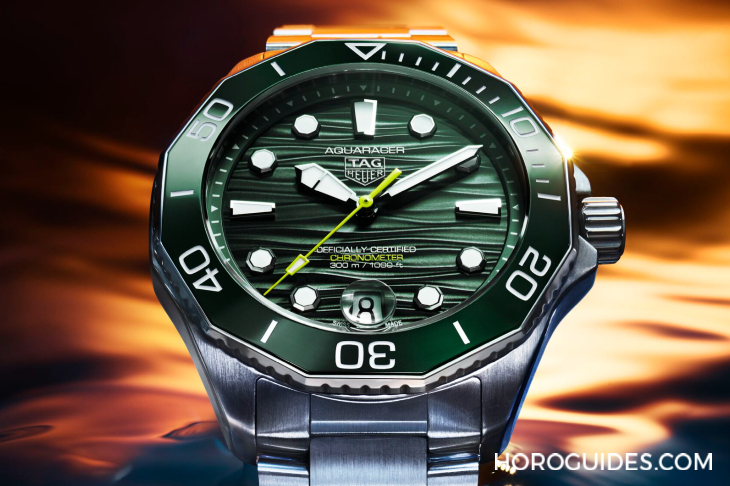 潛水猛將升級(jí)! TAG HEUER推出全新Aquaracer Professional 300日期腕表與GMT腕表-復(fù)刻表