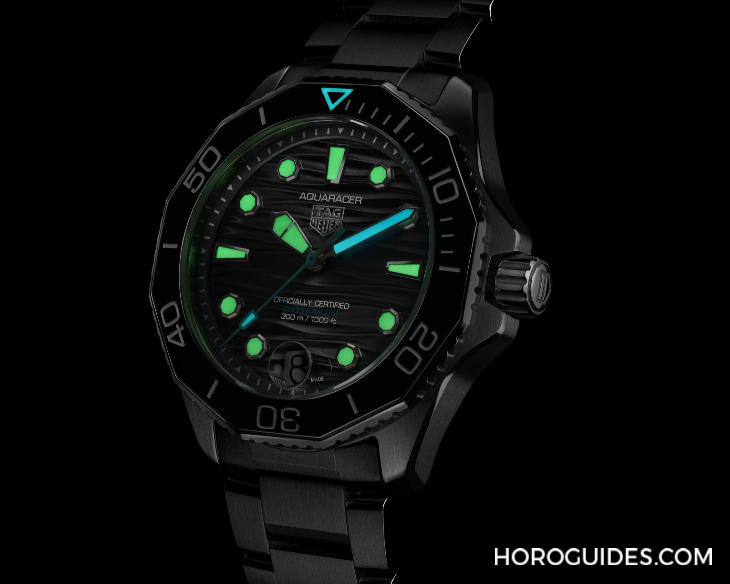 潛水猛將升級(jí)! TAG HEUER推出全新Aquaracer Professional 300日期腕表與GMT腕表-復(fù)刻表