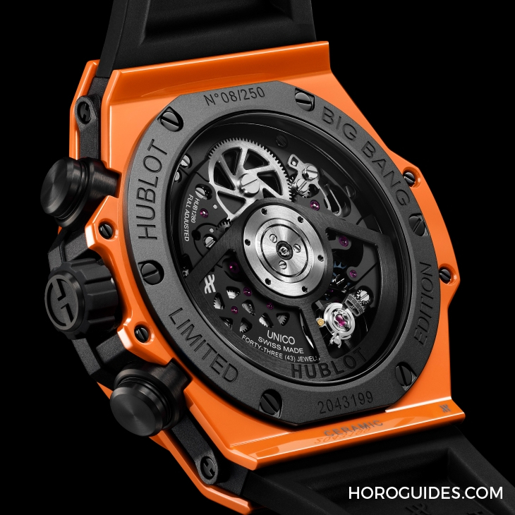 HUBLOT - 今夏最時尚的色彩！ HUBLOT推出全新Big Bang Unico Orange Ceramic橙色陶瓷腕表
