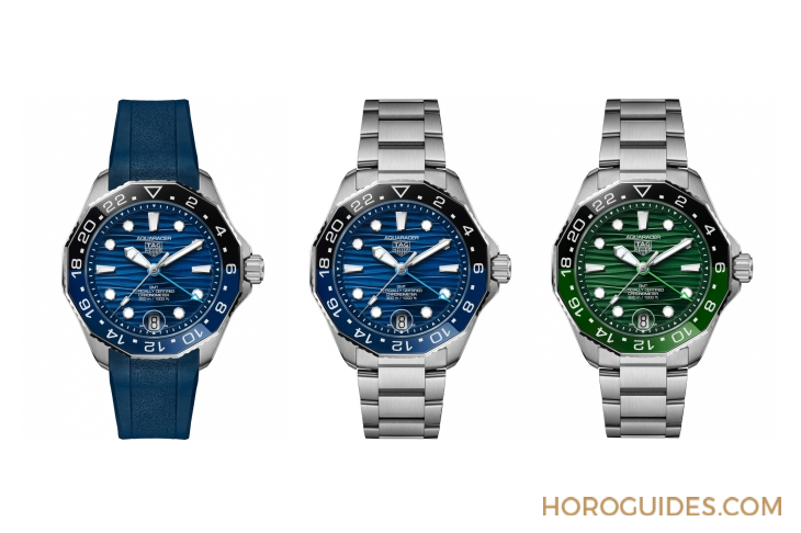 潛水猛將升級(jí)! TAG HEUER推出全新Aquaracer Professional 300日期腕表與GMT腕表-復(fù)刻表