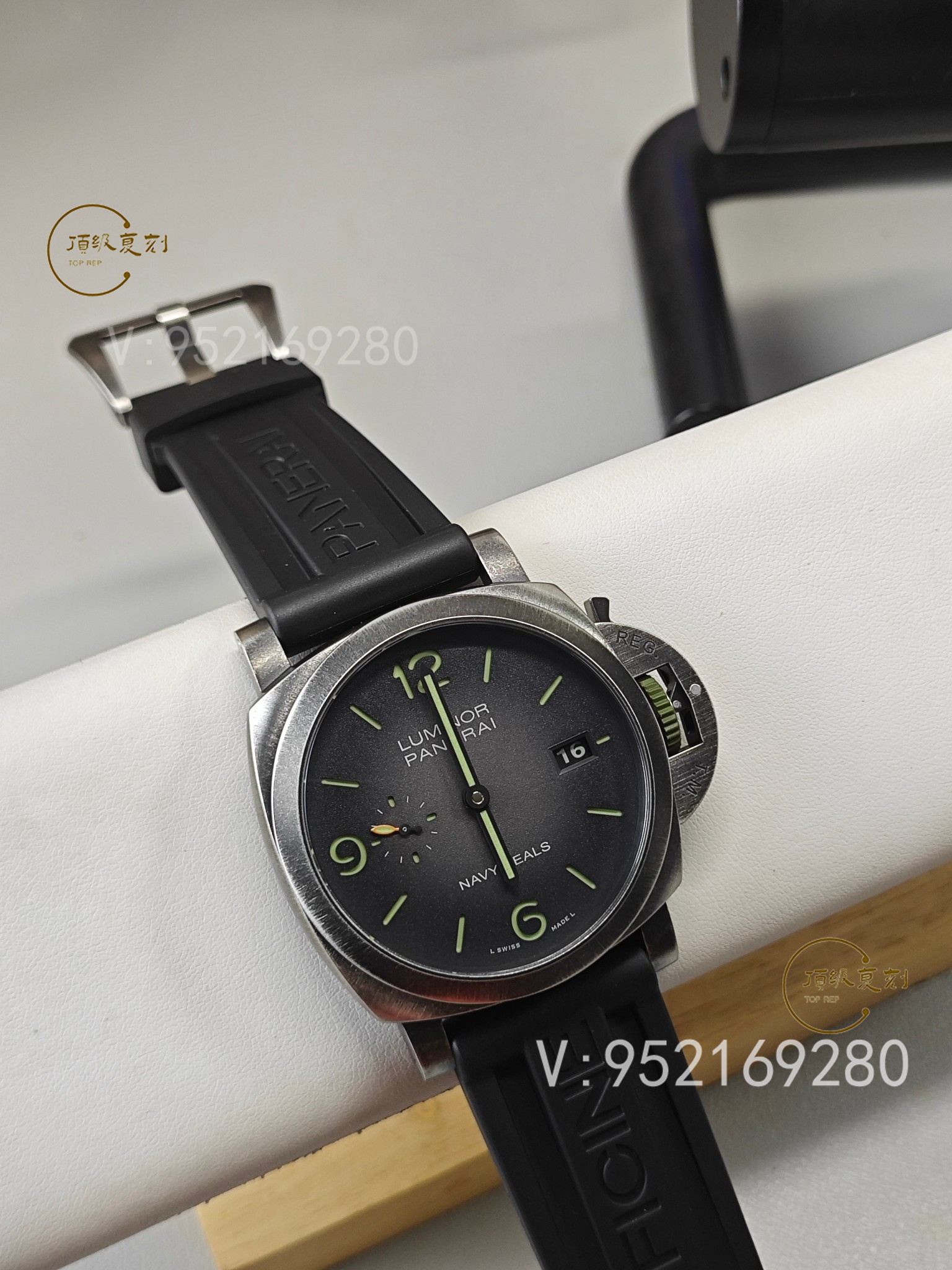 VS廠沛納海pam01412做工細節評測,Luminor Marina海豹突擊隊-復刻表