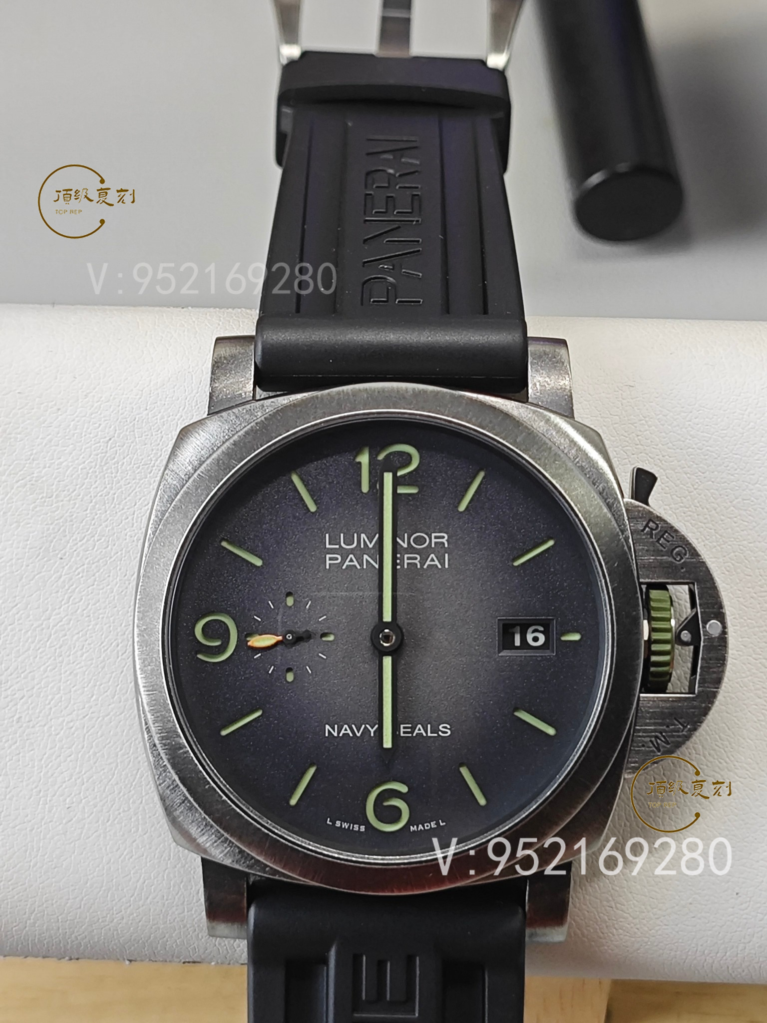 VS廠沛納海pam01412做工細節評測,Luminor Marina海豹突擊隊-復刻表