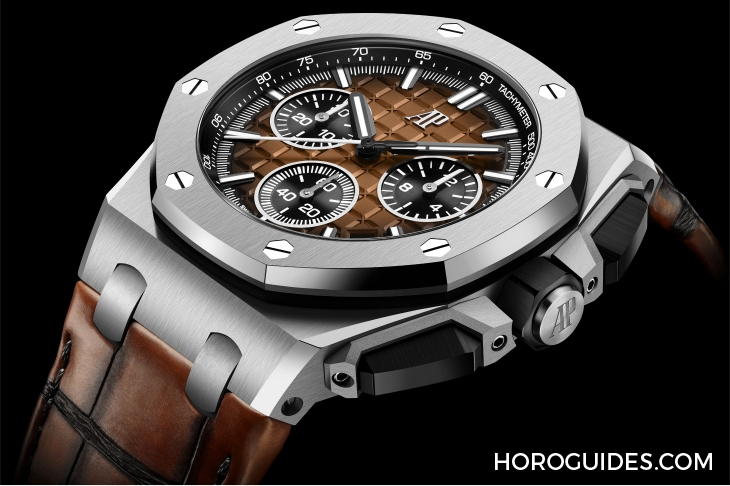 AUDEMARS PIGUET - ROYAL OAK OFFSHORE - 77605OK. OO. A101CA.01 - 捕捉夏日氛圍，愛彼Royal Oak Offshore自動表及自動上鏈計時碼表三款新作亮相